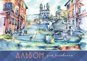 Альбом 24л А3 Зарисовка Спираль С3215-03