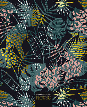 Тетрадь  80л Клетка блестки Тропический микс С0414-52