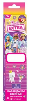 Карандаши 12цв 6шт Барби двусторонн CPD6-67343-BRB