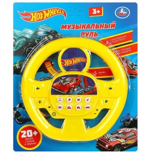 Умка Музыкальный руль 20 песен стихов и звуков Хот Вилс 1610M251-R2