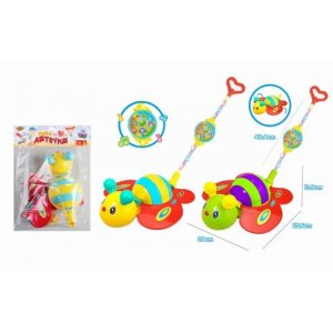 Умка Каталка с ручкой со звуком в ассорт YTM0555