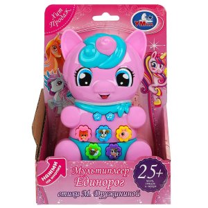 Умка Мультиплеер Единорог Дружинина 25+песен стихов звуков свет 1903K1000-R