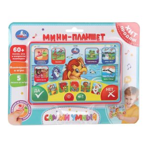 Умка Обучающий планшет 60+ песен игр и опросов викторин HT1117-R49