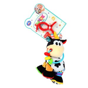 Умка Текстильная игрушка подвеска с вибрацией Забавный бычок RAT-BULL (125)