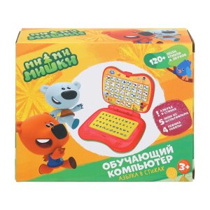 Умка Обуч компьютер азбука 120+ песен стихов и звуков Ми ми мишки HT1479-R2