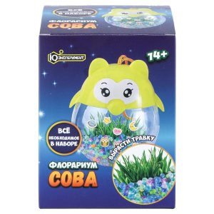 Игрушка опыты выращивание растений флорариум сова IQ Эксперимент FL-JOW-RU
