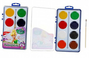 Акварель  8цв Disney Феи с/к Акд-003/01