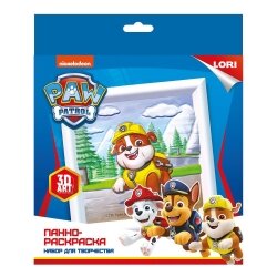 Панно раскраска Щенячий Патруль Крепыш 3D Art Ипс-004