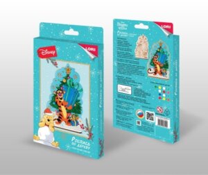 Роспись по дереву Новогодний сувенир Disney  Тигруля Фнд-035