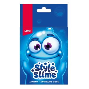 Химические опыты Style Slime Голубой Оп-098