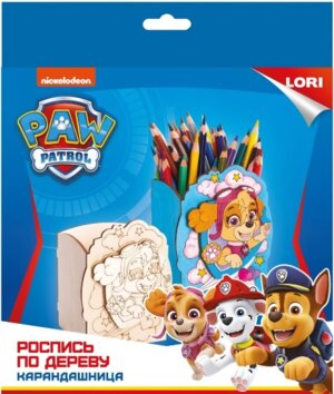Роспись по дереву Карандашница Щенячий патруль Скай Фнс-007