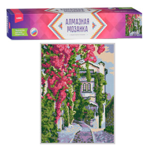 Алмазная мозаика 30х40 см Итальянский дворик полн заполнение Ам-041