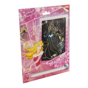 Гравюра с эф голографик Аврора Disney Бол Грд-082