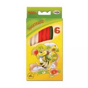 Пластилин  6цв Пчелка восковой 280029Н