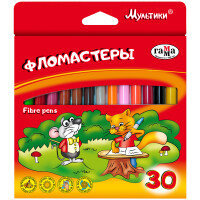 Фломастеры 30цв Мультики смываемые 180319_08