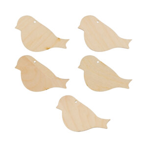 Заготовки для декорирования Mr. Carving Набор подвесок фанера 6.5 x 5 см  Птички ВД-666
