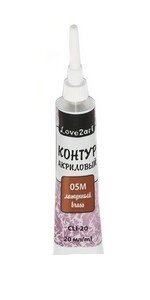 Краска акриловая 20мл 05 Love2art М латунный контур CLI-20