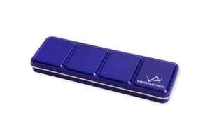 Пенал для акварели на 24 кювет 03 синий WMB-24 