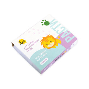 Пластилин  6цв восковой Лео Расти 72г LMCW-0106