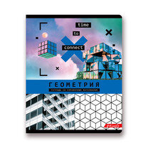 Тетрадь предм 48л Клетка Геометрия Время Действовать 48ТСК5_000139