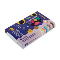 Пластилин  8цв восковой 96г Лео Играй перламутр цв LPMCR-0108   