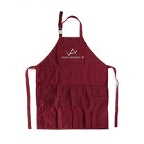 Фартук тканевый Бордовый 80% полиэстер 20% хлопок VISTA-ARTISTА 07-51 