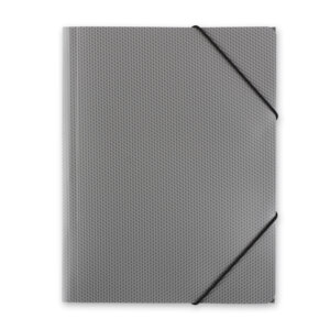 Папка на резинке A4 600мкм 35мм Expert Complete PRISMA Серебряная EC210400029