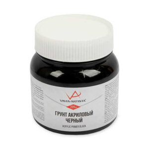 Грунт акриловый 220мл Черный VISTA-ARTISTA VPAB-220