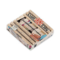 Полимерная глина 52г абрикосовая мраморная крошка Craft&Clay CCH 1605   