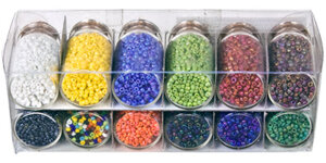 Набор бисера для рукоделия №4 Zlatka асс мат крашен бензиновый SGB