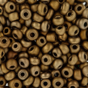 Бисер 10г 08/0 №0570 Zlatka 0570-0579 мат бронза GR