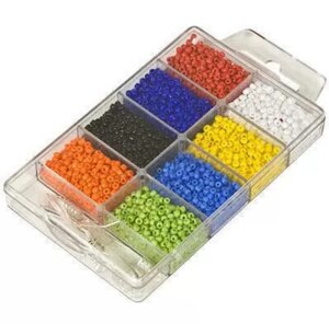 Набор бисера для рукоделия №3 Zlatka асс мат крашенный с блеском SNB