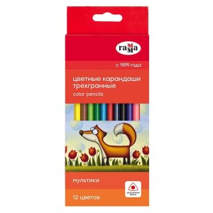 Карандаши 12цв Мультики трехгран 290122_12