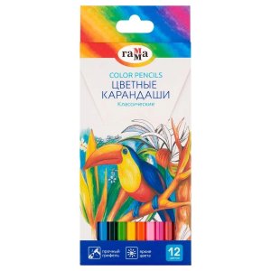 Карандаши цветные 12цв Классические CP12_112025