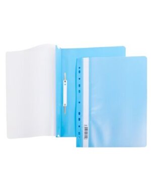 Папка скоросшиватель А4 Голубая с перфорацией 00210
