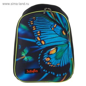 Рюкзак ERGONOMIC light-Butterfly- EVA материал светоотраж. 2 отд на молнии NRk_21011 