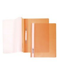 Папка Скоросшиватель А4 Оранжевая Пластиковая прозрачный верх AS4_00116