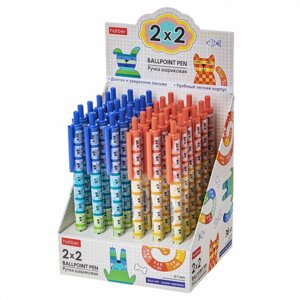 Авторучка шар 0,7мм Синяя 2х2 асс BP_075651