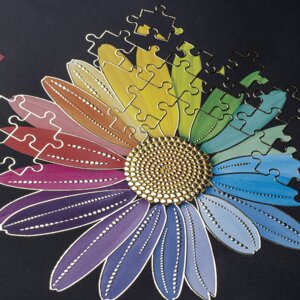 Альбом 32л 3D фольга Бал цветов 32А4лофВ