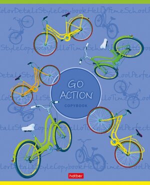 Тетрадь  48л Линия 5 диз Go Action 48Т5В2