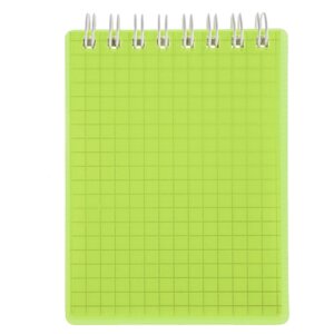 Блокнот  80л А7 Клетка Пластик на гребне LINE NEON Зеленый 80Б7В1гр_03034