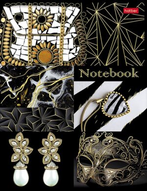 Бизнес блокнот 80л А5 Fashion gold 167х216мм 5цв блок клетка 80ББ5лофВ1_30533