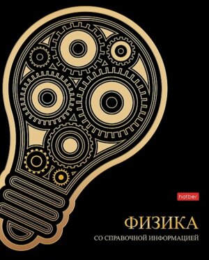 Тетрадь 46л Клетка Золотые детали Физика 46Т5лофВd1_30561