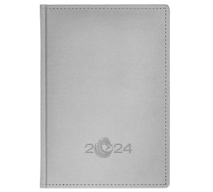 Ежедневник 176л датир 2024г А6 Ляссе NADIR Символ года Серебро 176ЕдД6_03926