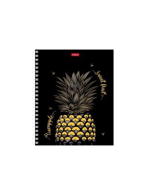 Тетрадь  96л Клетка мат ламин 3D фольга 3Dлак Фруктис Спираль 96Т5лофлВ1гр