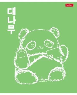 Тетрадь  48л Клетка Panda Soft-touch 5 диз 48Т5лВ1