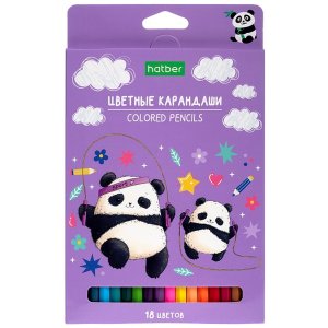 Карандаши 18цв Плюшевые панды CS_087798