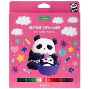Карандаши 24цв Плюшевые панды CS_087799