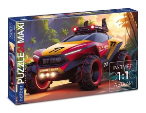 Паззл   24 MAXI Гонки по джунглям