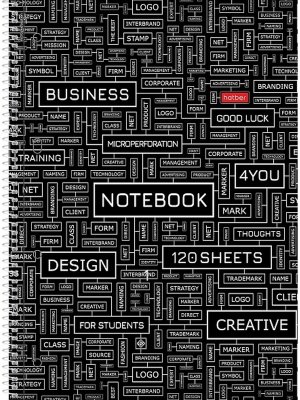 Тетрадь 120л А4 4цв разделителя Спираль 120Ттр4В1сп_32181